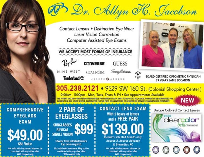 eyeglass and contact promotions
